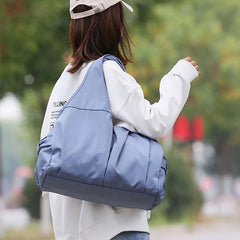 Women's Travel Shoulder Bag Large Capacity Wet and Dry Handbag
