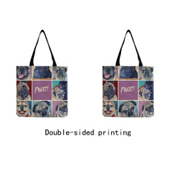 Animal Shoulder Bag Cartoon Oil Painting Dog Ladies Leisure Shopping Bag