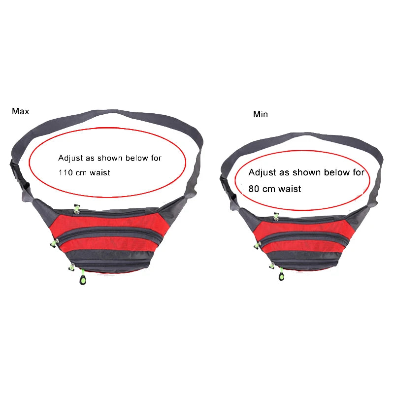 Outdoor Travel Waist Bag Fanny Pack Shoulder Pouch