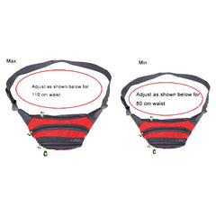 Outdoor Travel Waist Bag Fanny Pack Shoulder Pouch