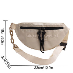 Women's Canvas Waist Bag Waterproof Fanny Pack