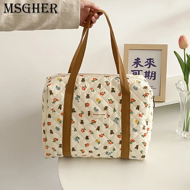 Travel Cosmetic Bag Portable Makeup Storage Large Capacity Zipper