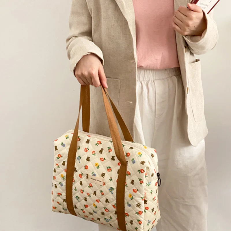 Travel Cosmetic Bag Portable Makeup Storage Large Capacity Zipper