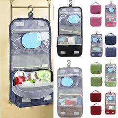 Travel Cosmetic Makeup Bag Toiletry Case Hanging Pouch Wash Organizer Storage