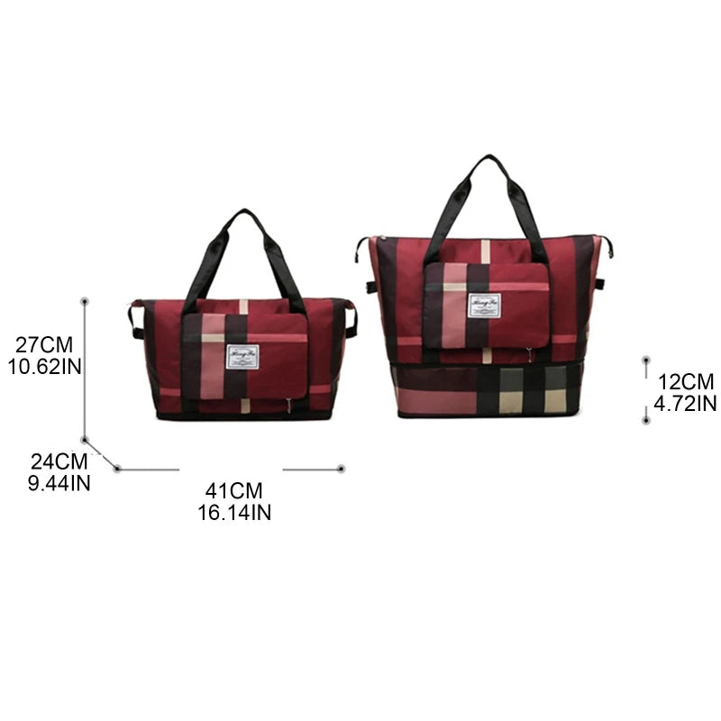 Foldable Travel Duffel Bag for Women