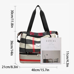 Women's Travel Duffle Bag Gym Weekender Carry On Tote with Luggage Sleeve