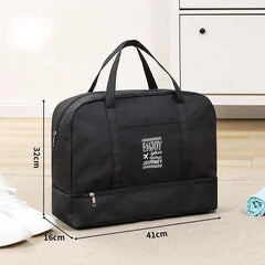 Multifunctional Women Travel Bag Large Capacity Waterproof Tote Handbag