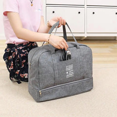 Multifunctional Women Travel Bag Large Capacity Waterproof Tote Handbag