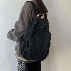 Canvas Travel Backpack for Teen Girls Schoolbags