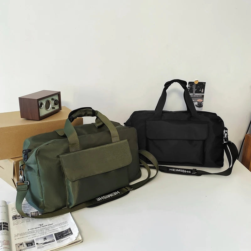Large Weekend Bag Fitness Handbag Sports Crossbody Messenger Outdoor Bag