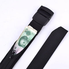 Anti Theft Waist Belt Hidden Cash Pouch Wallet DIY Strap Bag
