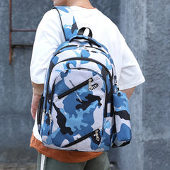 Camouflage Men Backpacks Boy Military School Bags For Teenage Boys Girls School