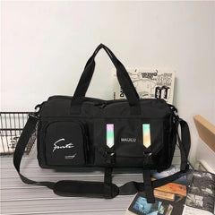 Nylon Gym Bag Wet Dry Separation Yoga Bag Large Shoulder Bag