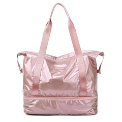 Nylon Gym Duffle Bag Wet Dry Separation Large Capacity Lightweight