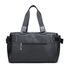 Men's PU Leather Travel Duffle Bag Business Trip Shoulder Bag
