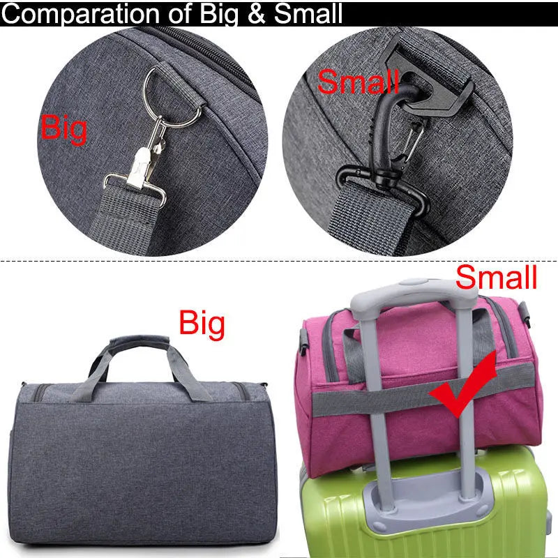 Large Capacity Travel Luggage Shoulder Bag for Men Women