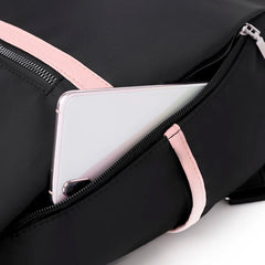 Travel Shoulder Bag Women Contr Knapsack Casual Multi-Function Anti-Th -1