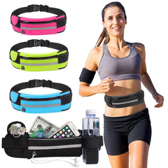 Travel Sports Pocket Mini Fanny Pack USB Waist Bag