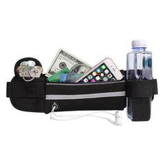 Travel Sports Pocket Mini Fanny Pack USB Waist Bag