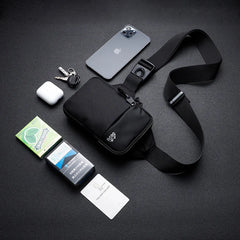 Travel Nylon Shoulder Chest Bag For Phone Pouch Small Waterproof