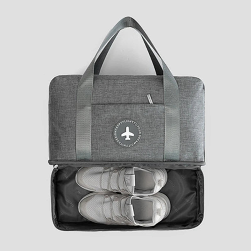 Large Capacity Travel Organizer Bag Wet Dry Separation Storage Bag
