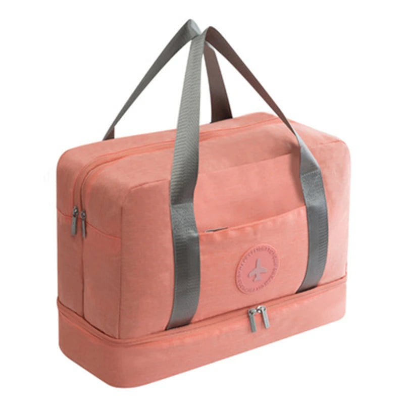 Large Capacity Travel Organizer Bag Wet Dry Separation Storage