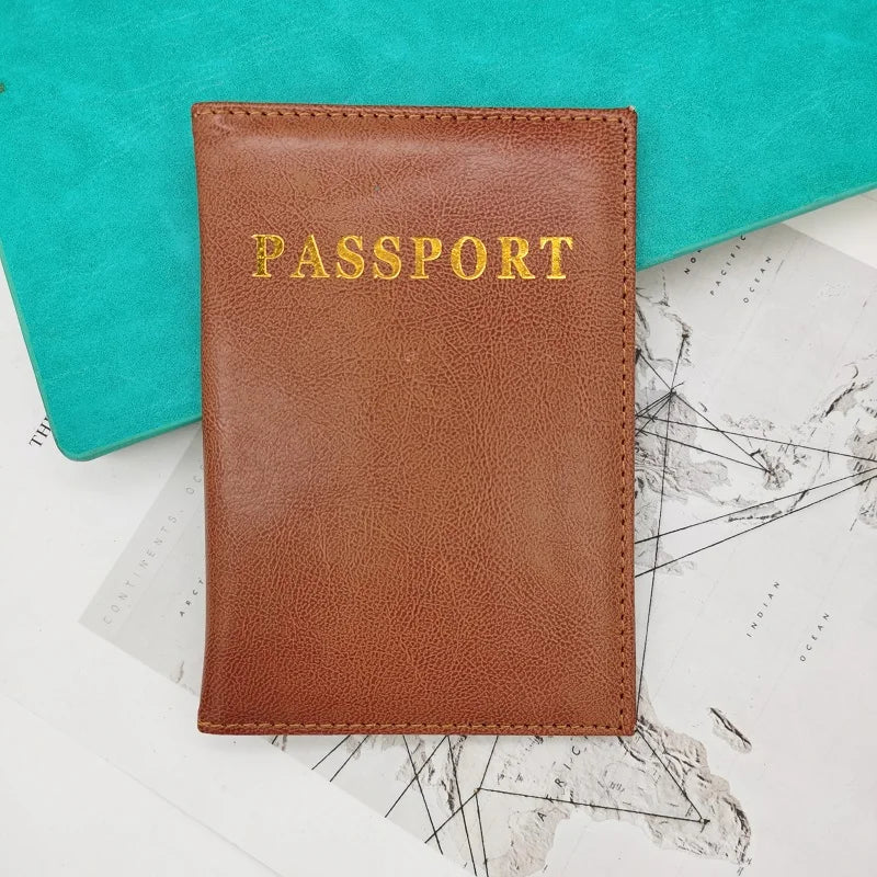 Pu Leather Pink Passport Cover Lovely Girl Passport Case