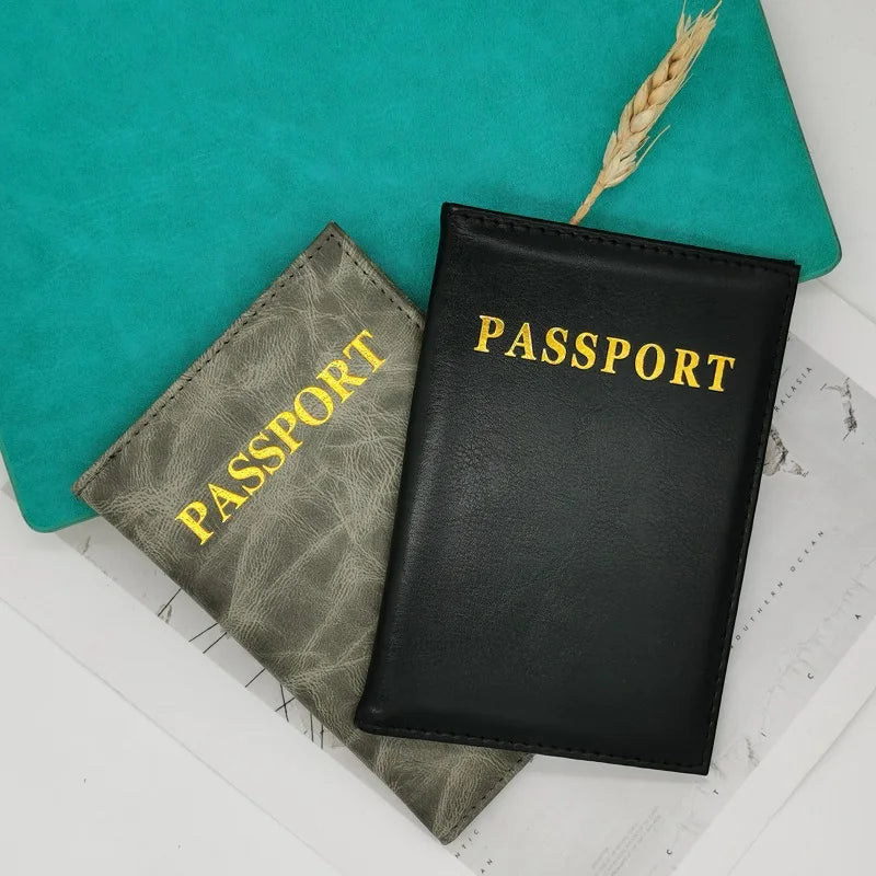 Pu Leather Pink Passport Cover Lovely Girl Passport Case