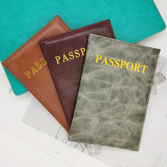 Pu Leather Pink Passport Cover Lovely Girl Passport Case