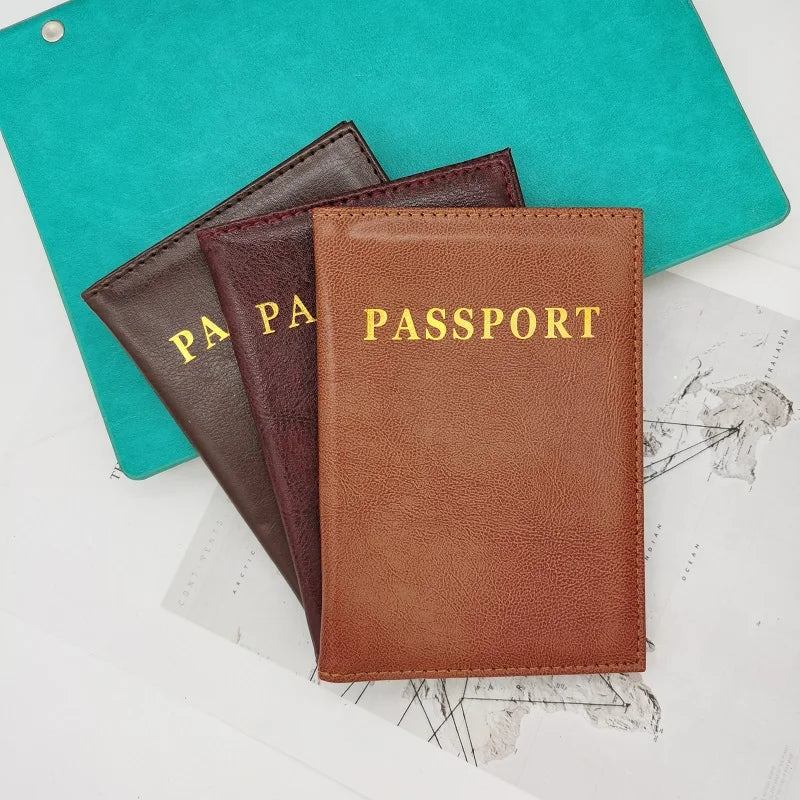 Pu Leather Pink Passport Cover Lovely Girl Passport Case