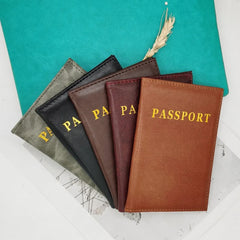 Pu Leather Pink Passport Cover Lovely Girl Passport Case