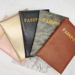 Pu Leather Pink Passport Cover Lovely Girl Passport Case