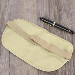 Travel Pouch Hidden Wallet Passport Money Belt Bag Secret Security