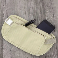 Travel Pouch Hidden Wallet Passport Money Belt Bag Secret Security