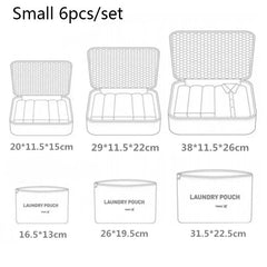 Waterproof Luggage Packing Travel Organizer Clothes Storage Bags