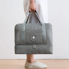 Travel Shoe Bag Overnight Portable Organizer Wet Dry Separation Bag