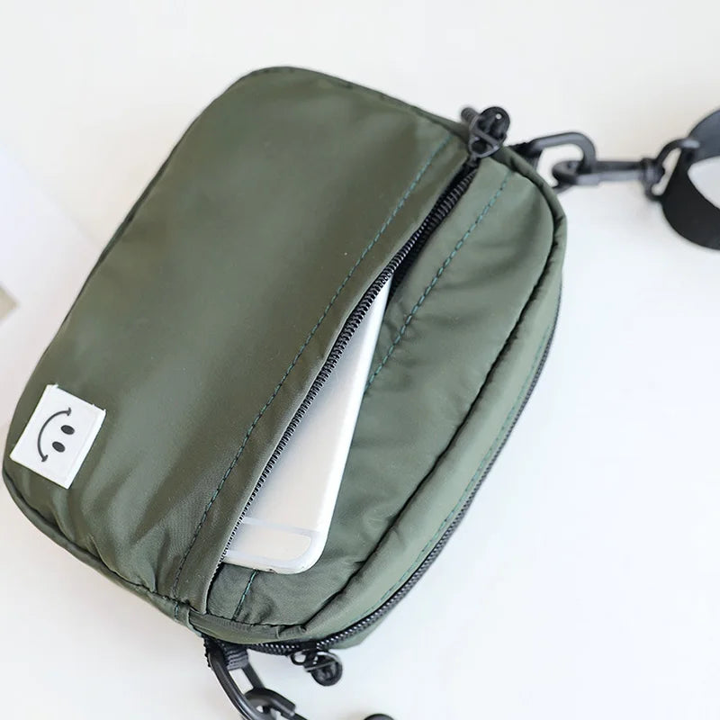 Nylon Crossbody Bag for Girls - Travel Small Shoulder Bag Women Messenger