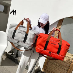 Large Capacity Travel Tote Bag Waterproof Gym Sports Weekend Messenger Bag