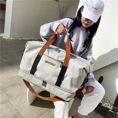 Large Capacity Travel Tote Bag Waterproof Gym Sports Weekend Messenger Bag