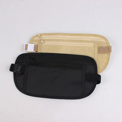Travel Waist Packs Pouch For Passport Money Belt Bag Hidden Security Wallet
