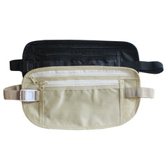 Travel Waist Packs Pouch For Passport Money Belt Bag Hidden Security Wallet