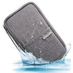 Family Travel Wallet Passport Holder Waterproof Document Case