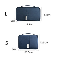 Family Travel Wallet Passport Holder Waterproof Document Case