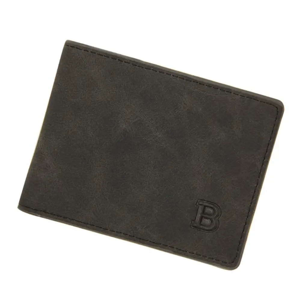 Retro Travel Wallet Men Money Clip for Boyfriend