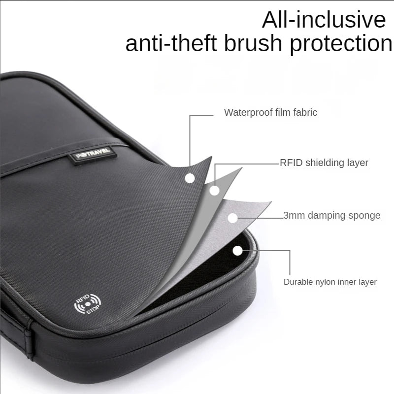 Family Passport Holder Waterproof Travel Wallet
