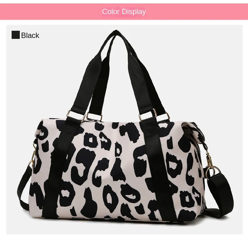Waterproof Oxford Cloth Women's Shoulder Bag - Dry Wet Separation Fitness Bag