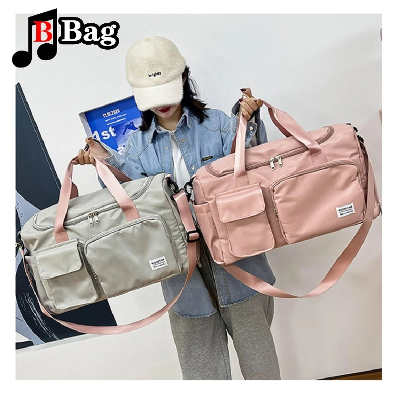 Large Capacity Travel Bag Waterproof Handbag Men Women Short Distance Luggage