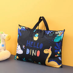 Portable Cartoon Clothes Luggage Packing Bag Waterproof Storage Women
