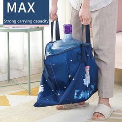 Portable Cartoon Clothes Luggage Packing Bag Waterproof Storage Women