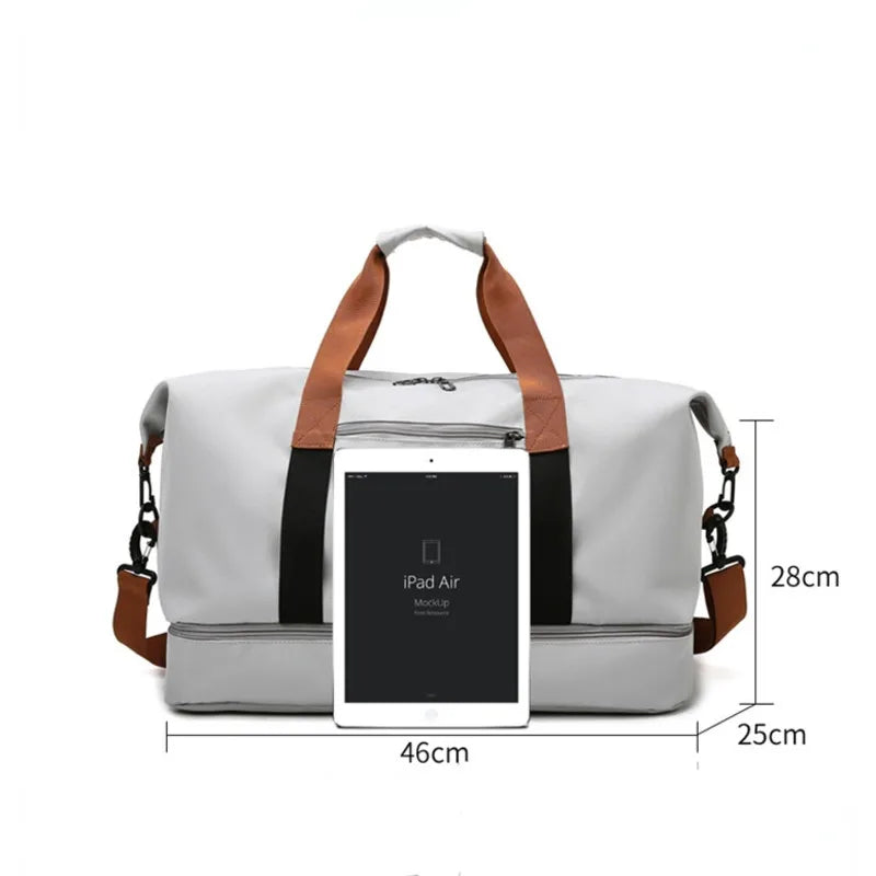 Large Capacity Travel Duffel Bag Waterproof Gym Handall